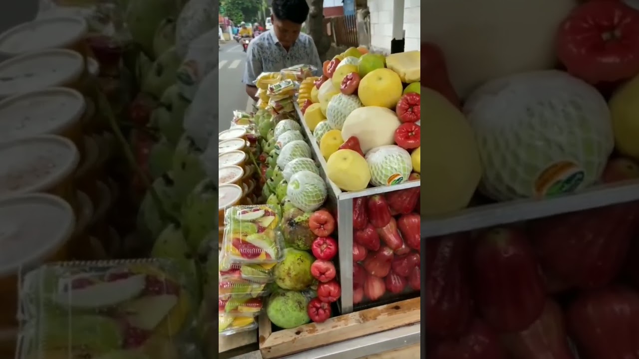 Rujak Buah pinggir jalan #youtubeshorts