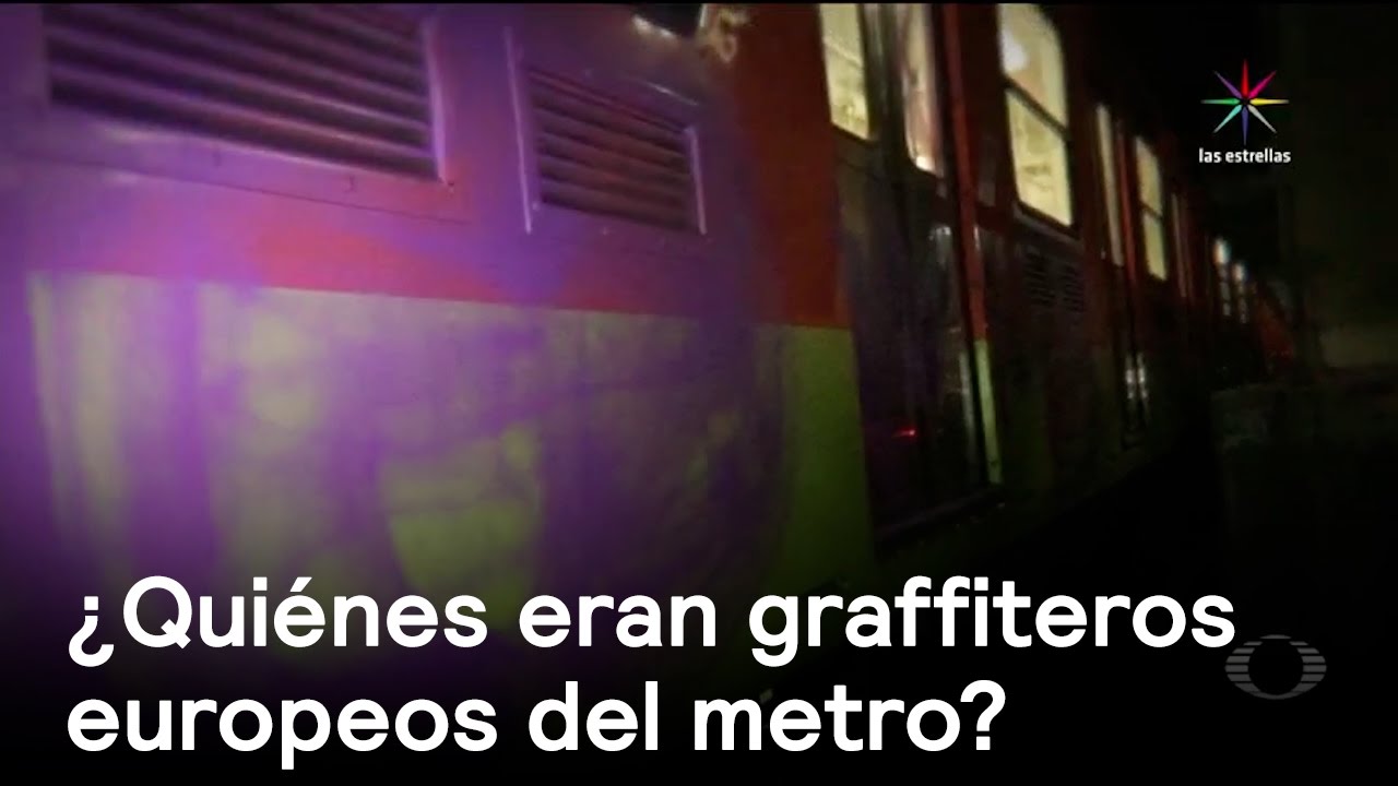 Europeos en mexico grafitean metro - CDMX - En Punto con Denise Maerker -