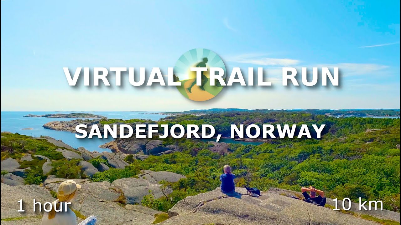 Virtual Trail Run in Sandefjord, Norway – Østerøy to Tønsberg Tønne | Coastal & Forest Route