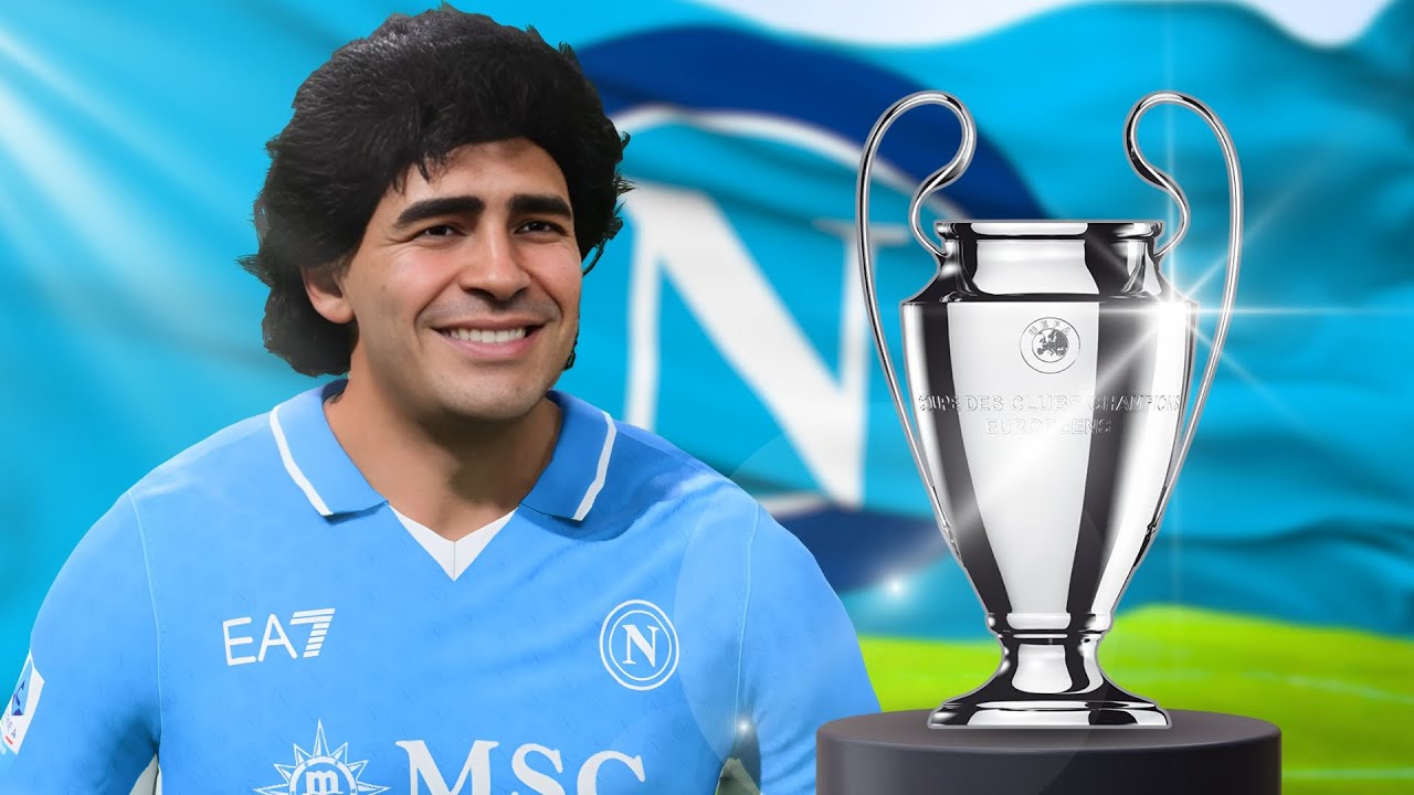 Diego Maradona a primit șansa să joace cu Napoli în Champions League 🏆