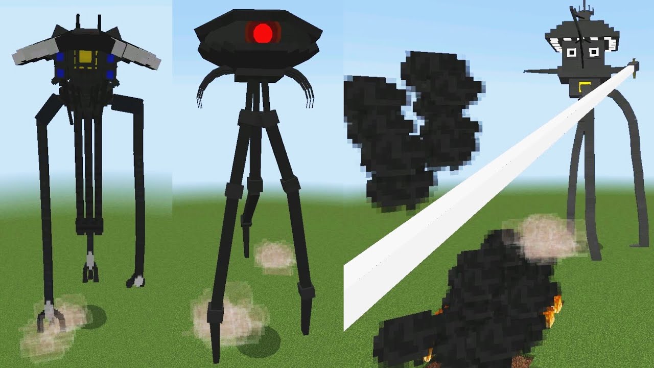 Giants of Cinema addon in Minecraft PE Bedrock edition