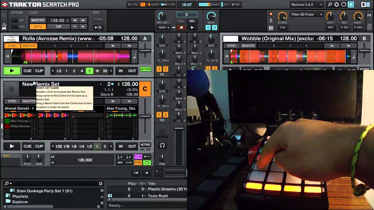 Tutorial Traktor Kontrol F1 - Crear un set, asignar colores y dividir por tipo by Alvaro Ramirex