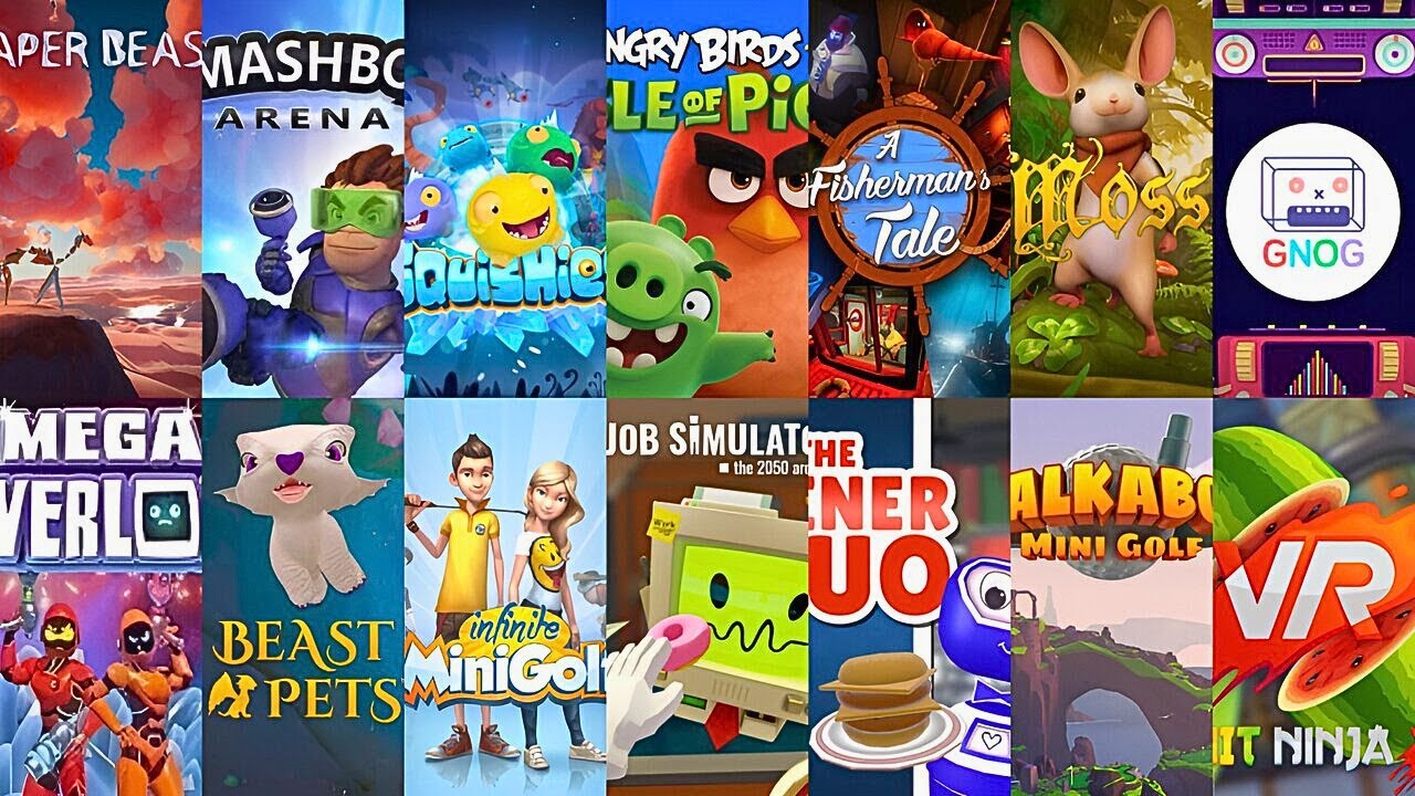 Top 25 Best META QUEST 2 Games for Children (Best VR Games for Kids)