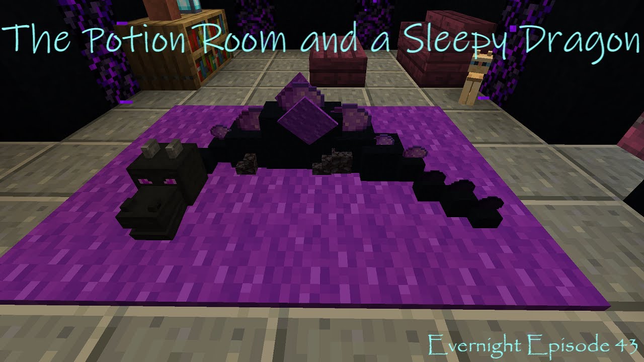 Evernight Episode 43 Making a Potion Room and Building a Baby Dragon with Armor Stands