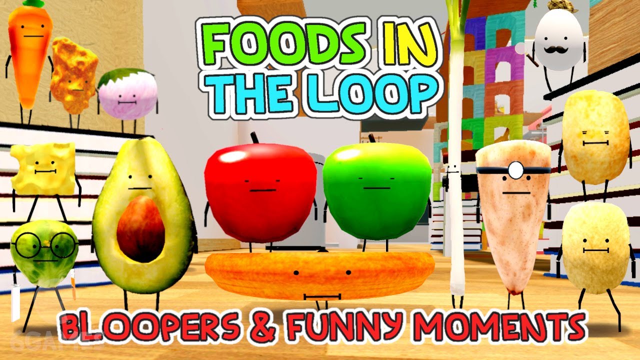 Foods in the Loop: Bloopers & Funny Moments 😂 Secret Staycation [Roblox]