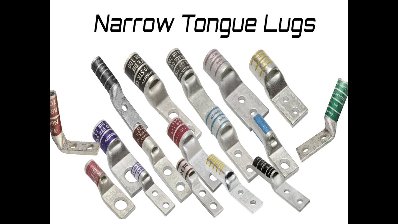 Burndy's Extended line of Narrow Tongue Lugs