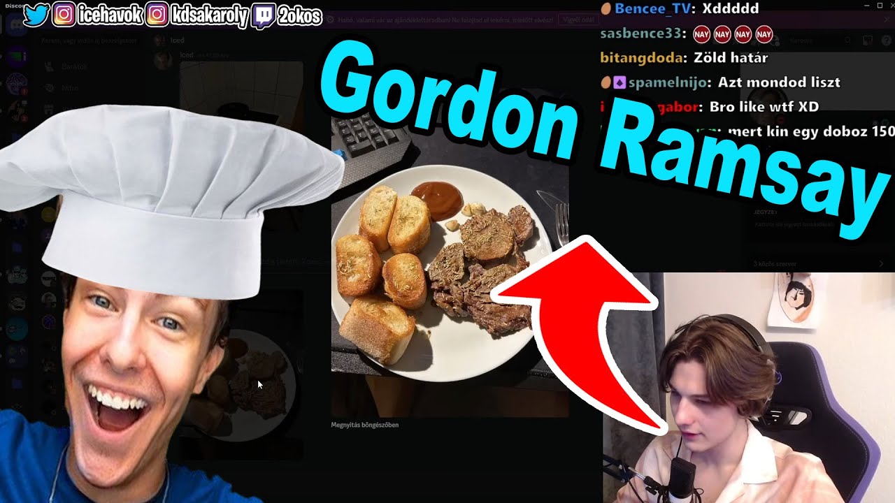 2okos stream highlights #86 ,,Gordon Ramsay