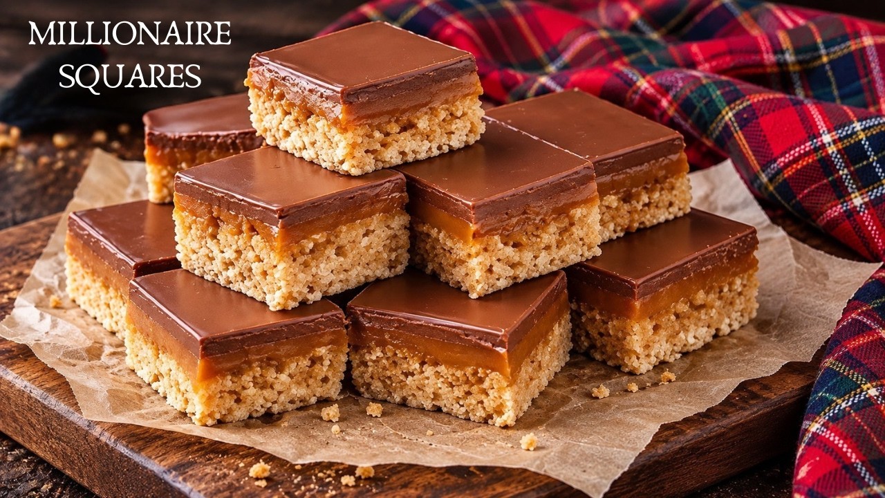 Millionaire Krispy Squares | Easy 5 Ingredient Recipe
