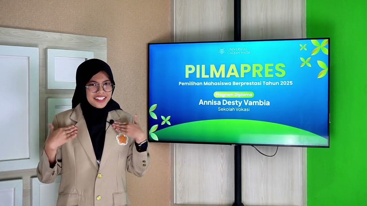 Pemilihan Mahasiswa Berprestasi UGM 2025 - Annisa Desty Vambia -   Kategori Diploma