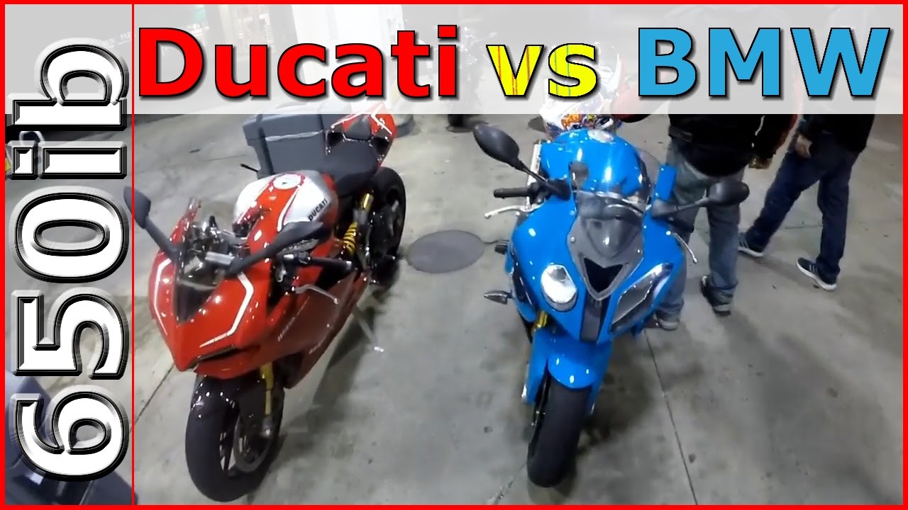 Ducati 1199 Panigale R vs BMW S1000RR ~ SMACKDOWN! | SiZE Matters!