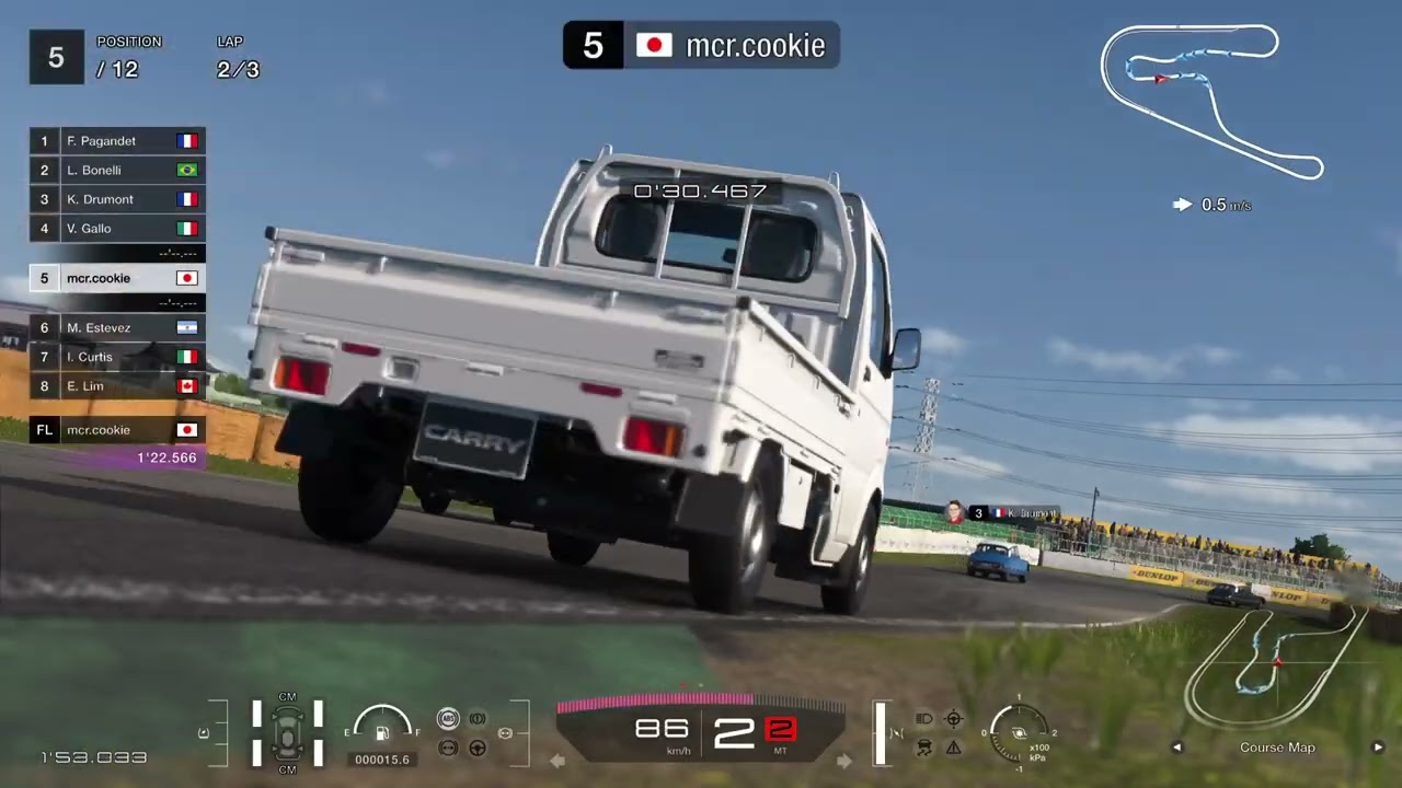 グランツーリスモ 7_SUZUKIキャリー速え～‼️