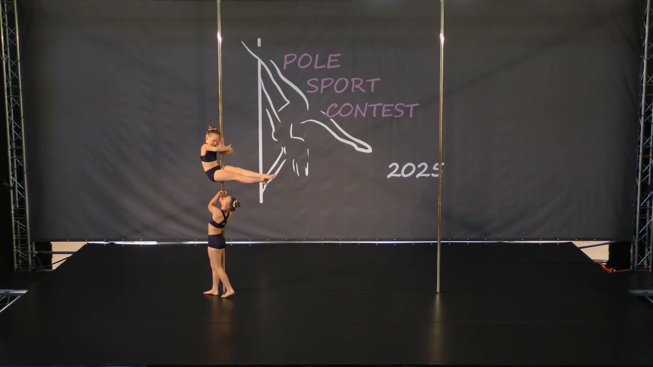 Anna Divišová a Adéla Kadlecová, Doubles Junior - Pole Sport Contest 2025
