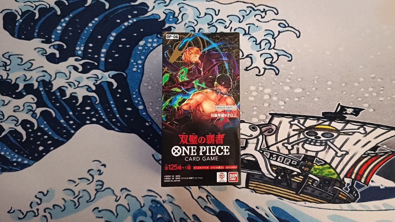 Распаковка карточек One Piece Op-6