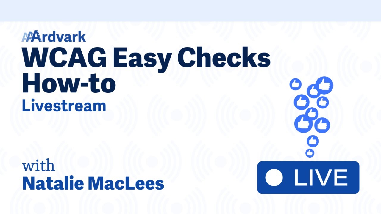 Get Started with Accessibility Testing with WCAG Easy Checks
