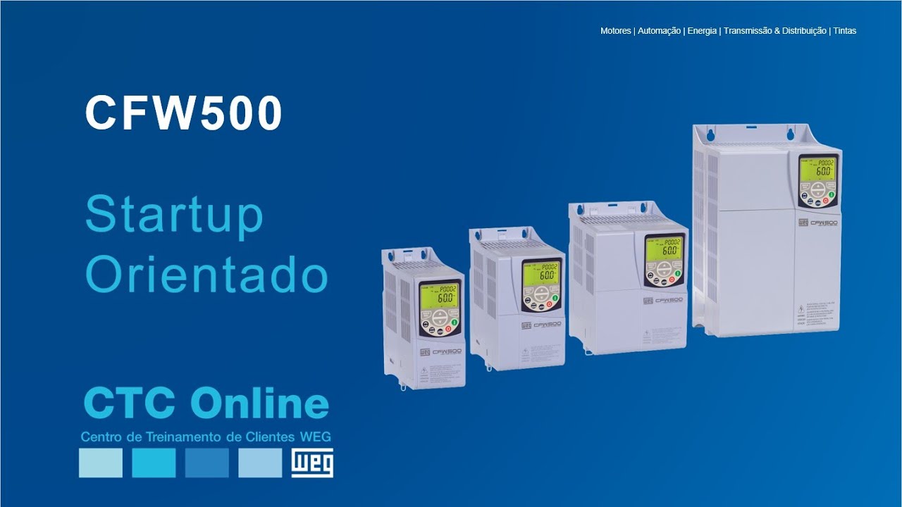 Vídeo Aulas WEG - CFW500: Startup Orientado