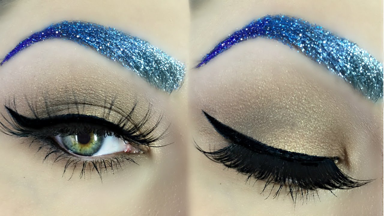 Glitter Brow Makeup Tutorial : Beautybyjosiek
