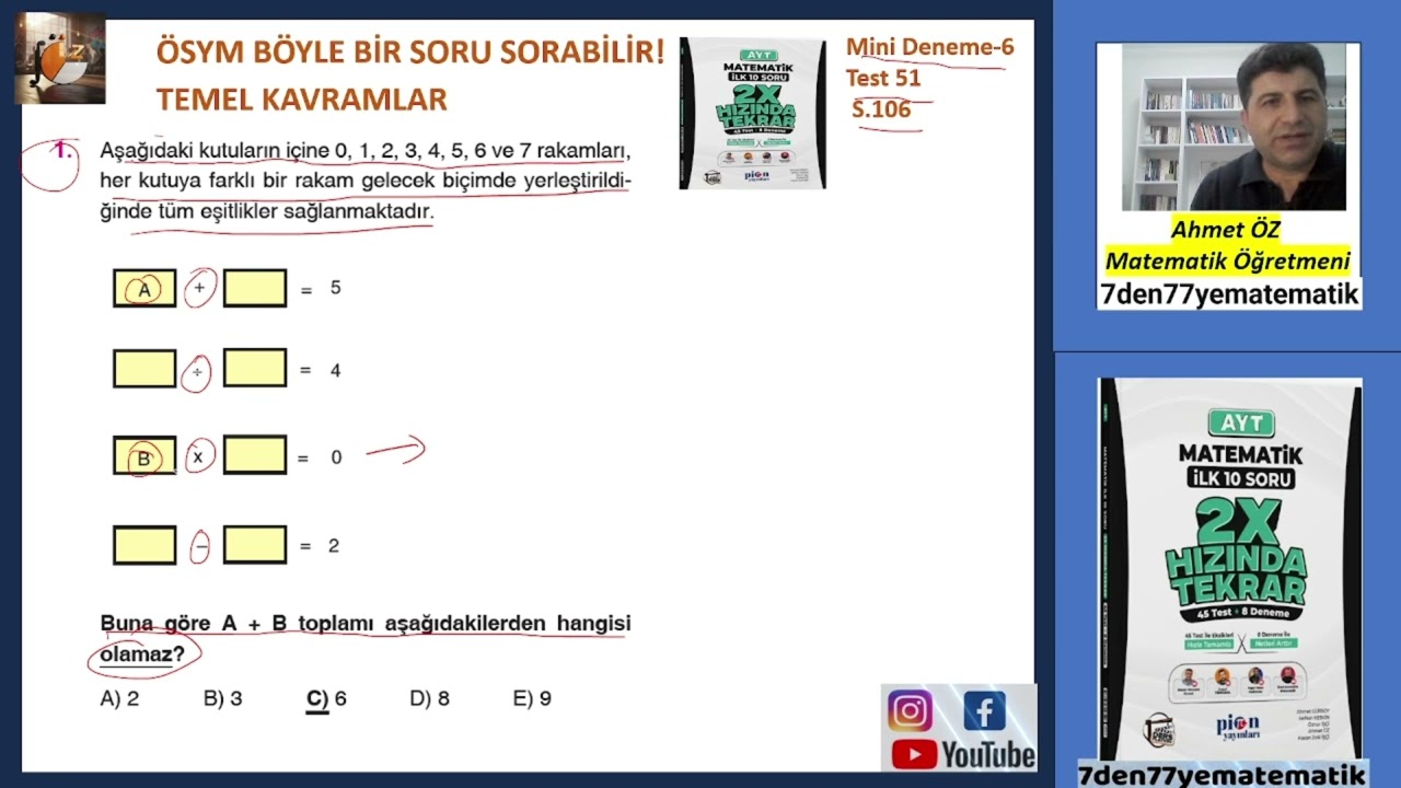 ÖSYM BÖYLE BİR SORU SORABİLİR-22