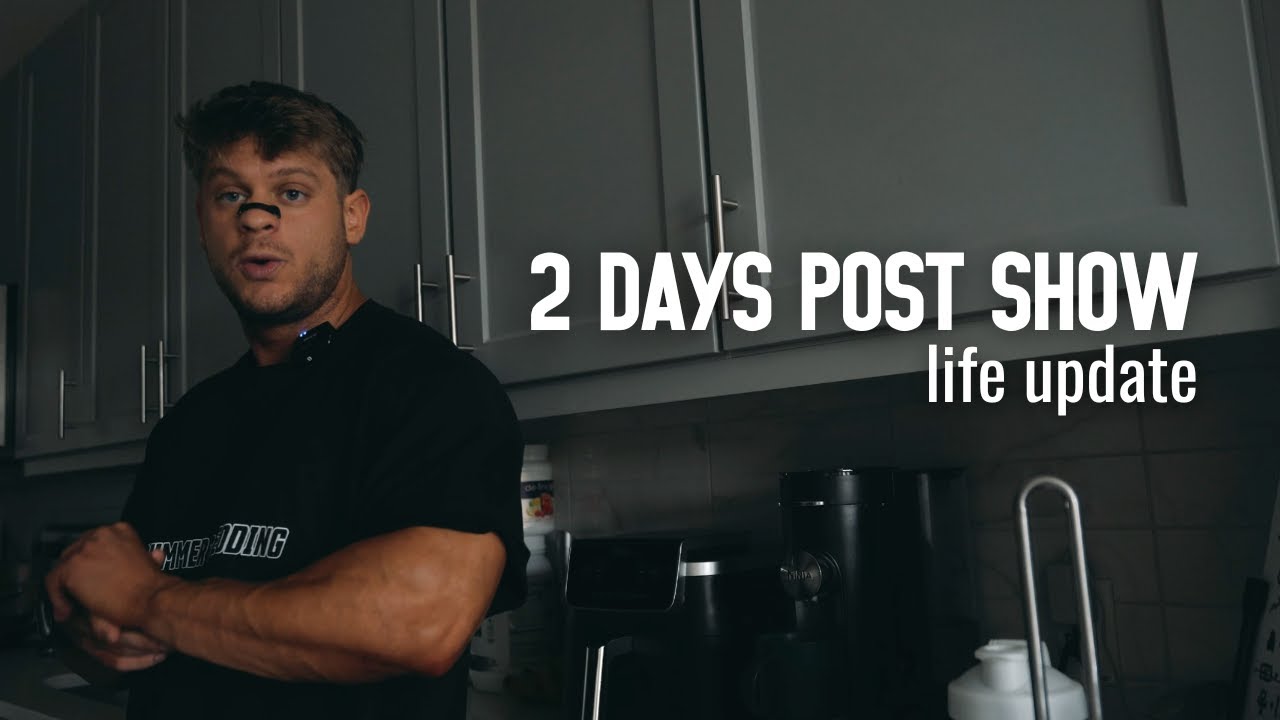 POST-SHOW RECAP | MY BODYBUILDING MINDSET | TOO MUCH FOOD