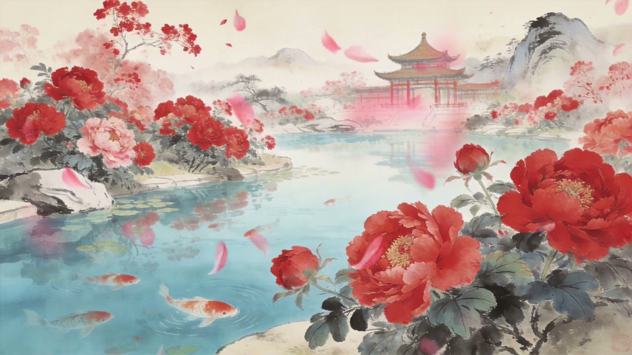 冥想療癒中國風音樂｜錦池天香｜1小時禪意音樂｜無鼓點｜Guzheng & Dizi｜Chinese Zen Music #中國風音樂 #禪意音樂 #冥想療癒 #ChineseZenMusic