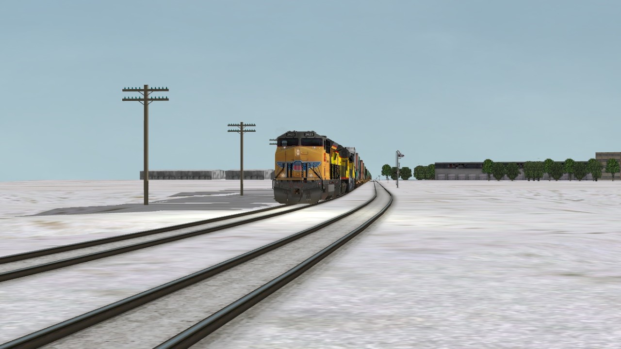 ORTS: High Speed UP C45AH #2623 Tier 4 GEVO WB IG4TA-04 At Clinton, IA