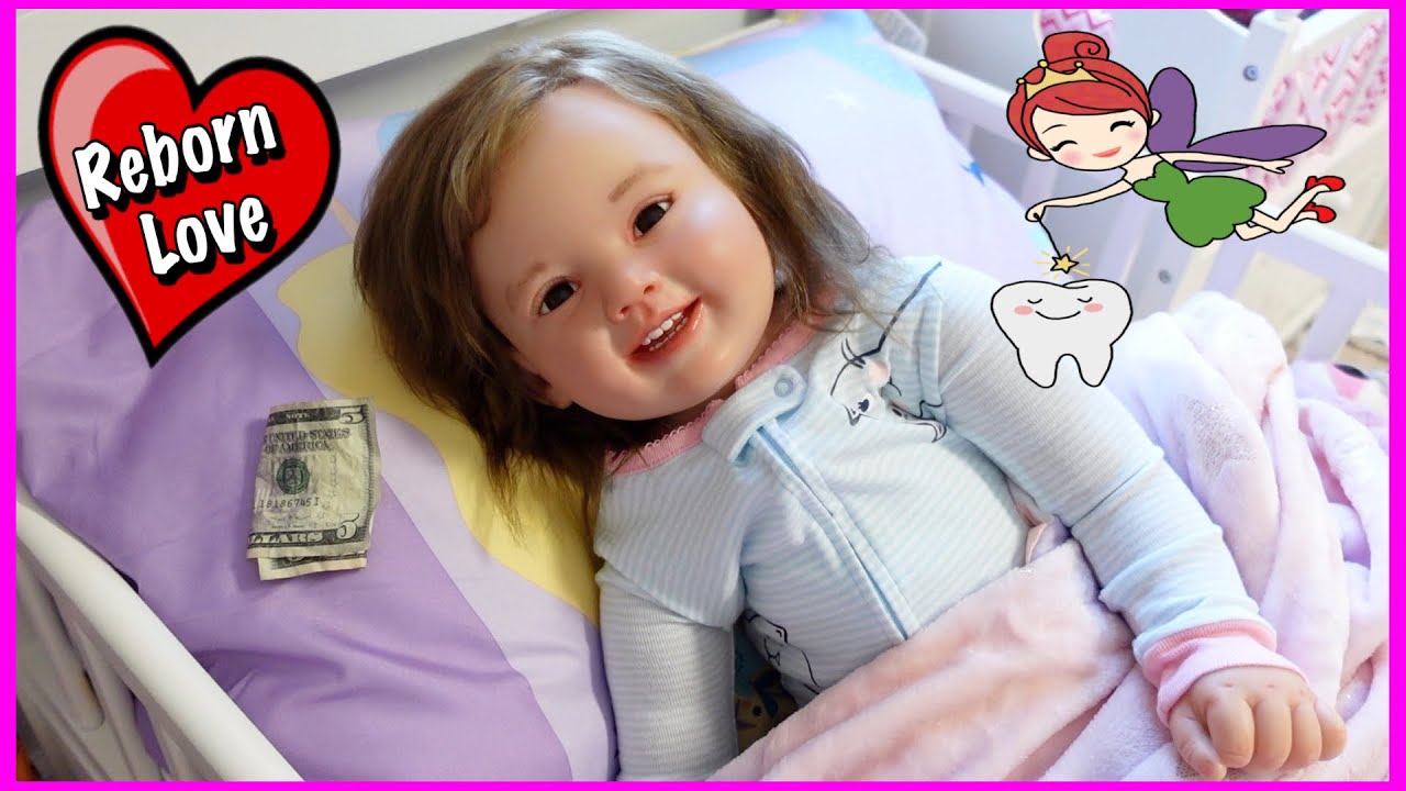 Reborn toddler Emily's Night Time Routine and tooth fairy visit
