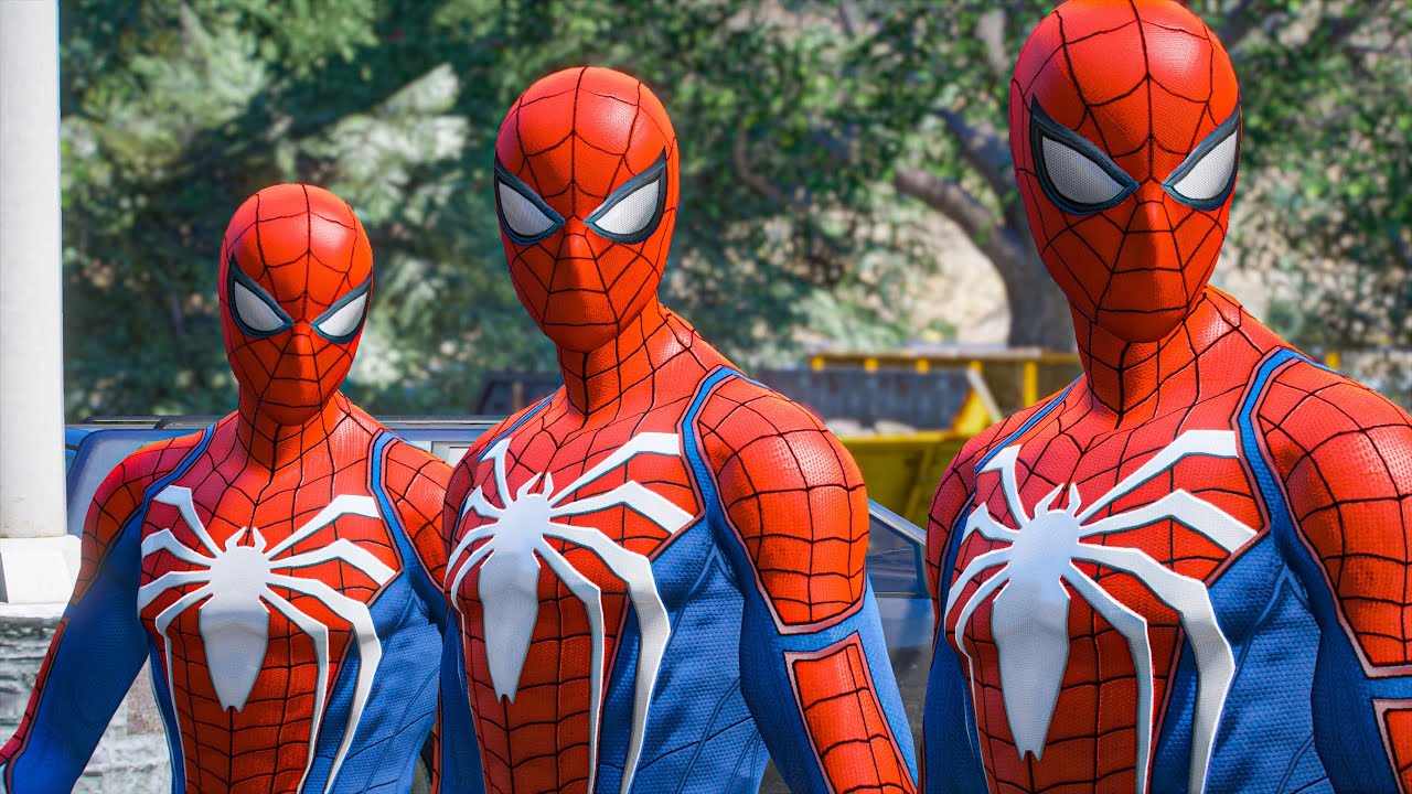 GTA 5 | SPIDER-MAN GANG CRAZY MISSION#gta #spiderman #hulk #euphoria