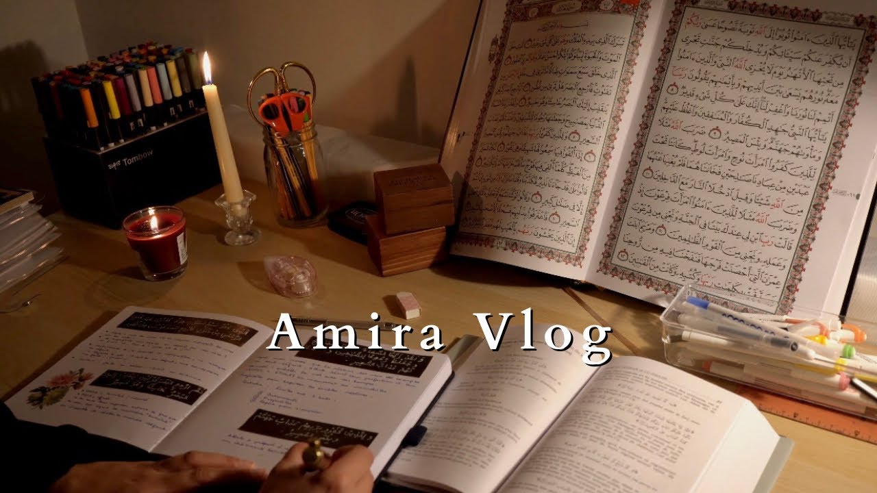 Iftar - Quran Journaling - Tarawih - Sahur | My Ramadan Night Routine - Aesthetic & Silent Vlog