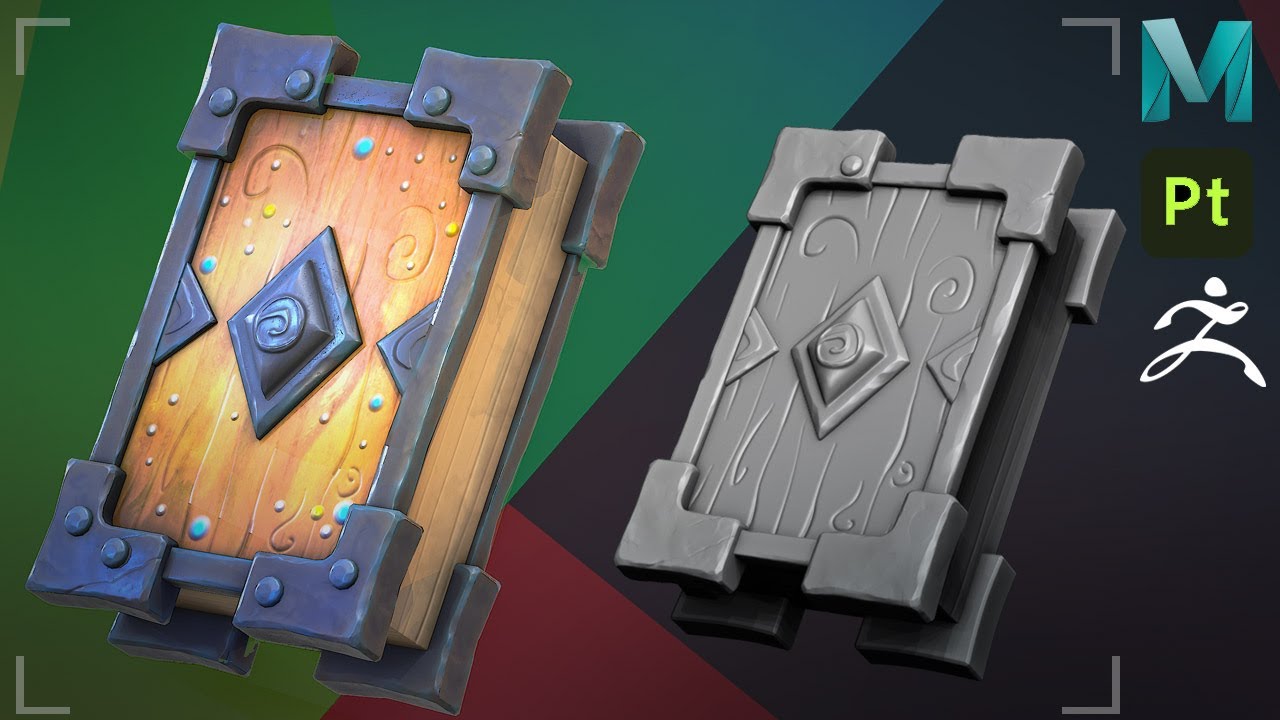 Stylized Book  in Autodesk Maya 2026, Zbrush, Substance Painter
