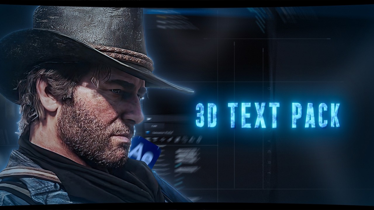 5 Most Unique 3D TEXT PACK For After Effects | After Effects