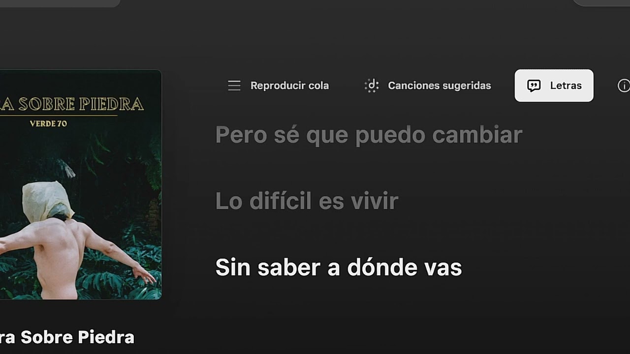 PIEDRA SOBRE PIEDRA  VERDE 70  KARAOKE