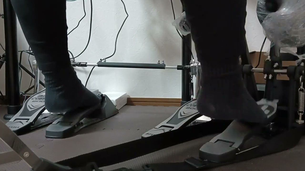 5 2 バスドラダブル HHオープン8ビート各種足元【後半】