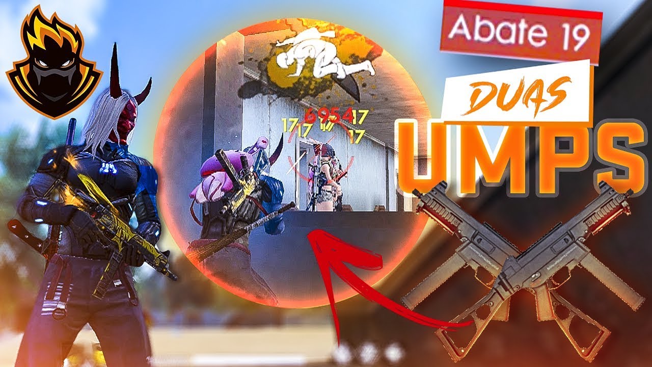 SOLO COM DUAS UMP CONTRA SQUAD! BLACKN444 FREE FIRE
