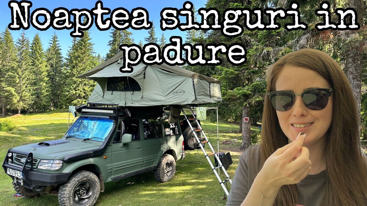 Hyundai Galloper offroad - overland | Noaptea singuri în pădure cu cortul ⛺️