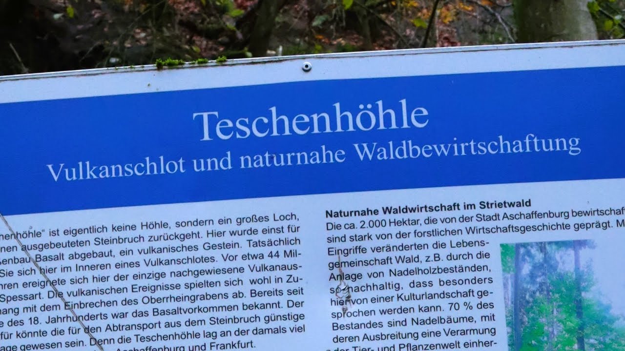 Offroad, Outdoor & Lost Places ~ Im Schlot des Vulkans ~ Die „Teschenhöhle“ bei Mainaschaff