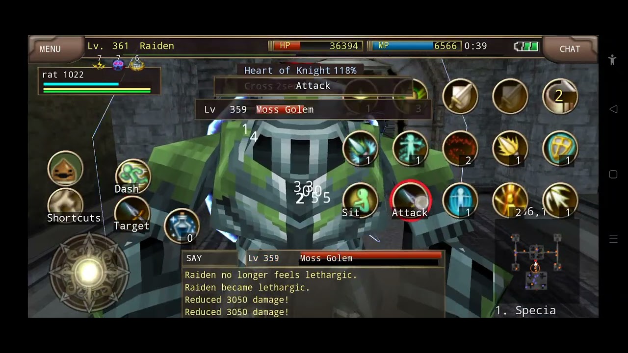 Iruna Online | Paladin 360 | Moss Golem  Non Pta