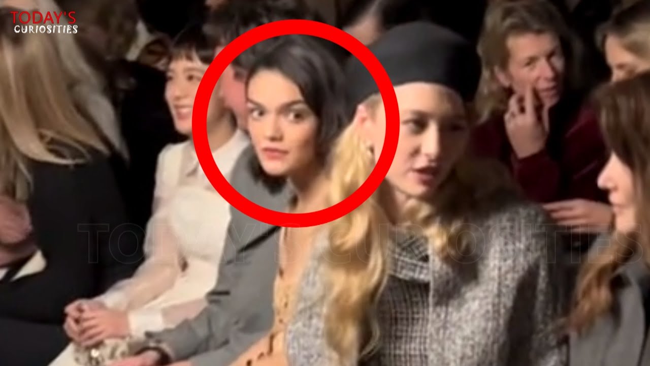 Rachel Zegler being ignored by celebrities at a Dior fashion show