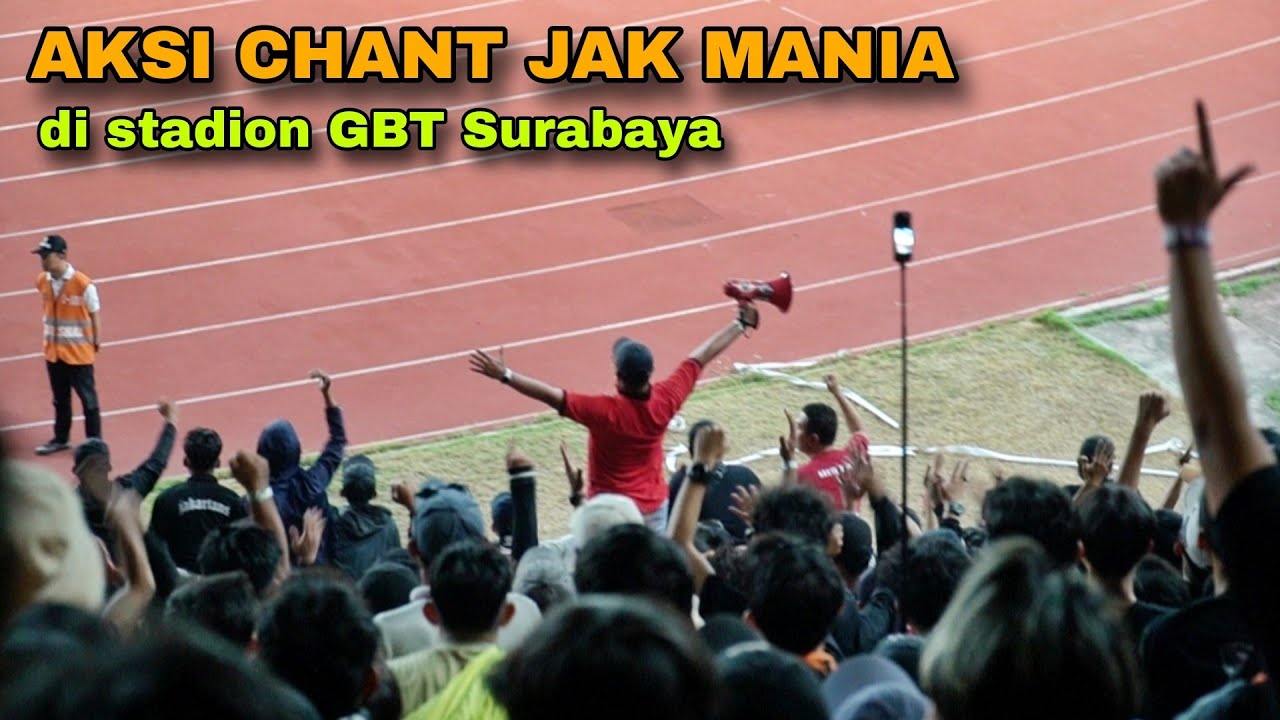 Aksi Chant Jak Mania di Tribun Stadion GBT | Persebaya vs Persija 1-3