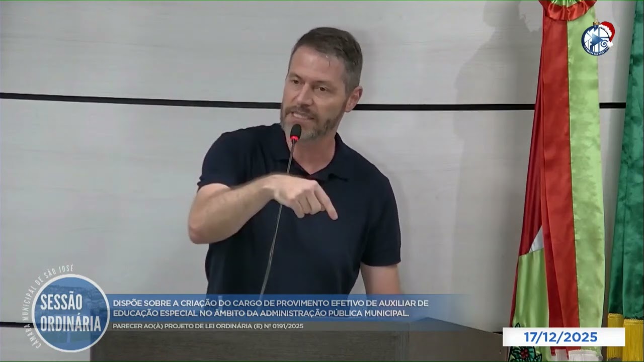 Discussão sobre a criação do cargo de provimento efetivo de auxiliar de educação especial