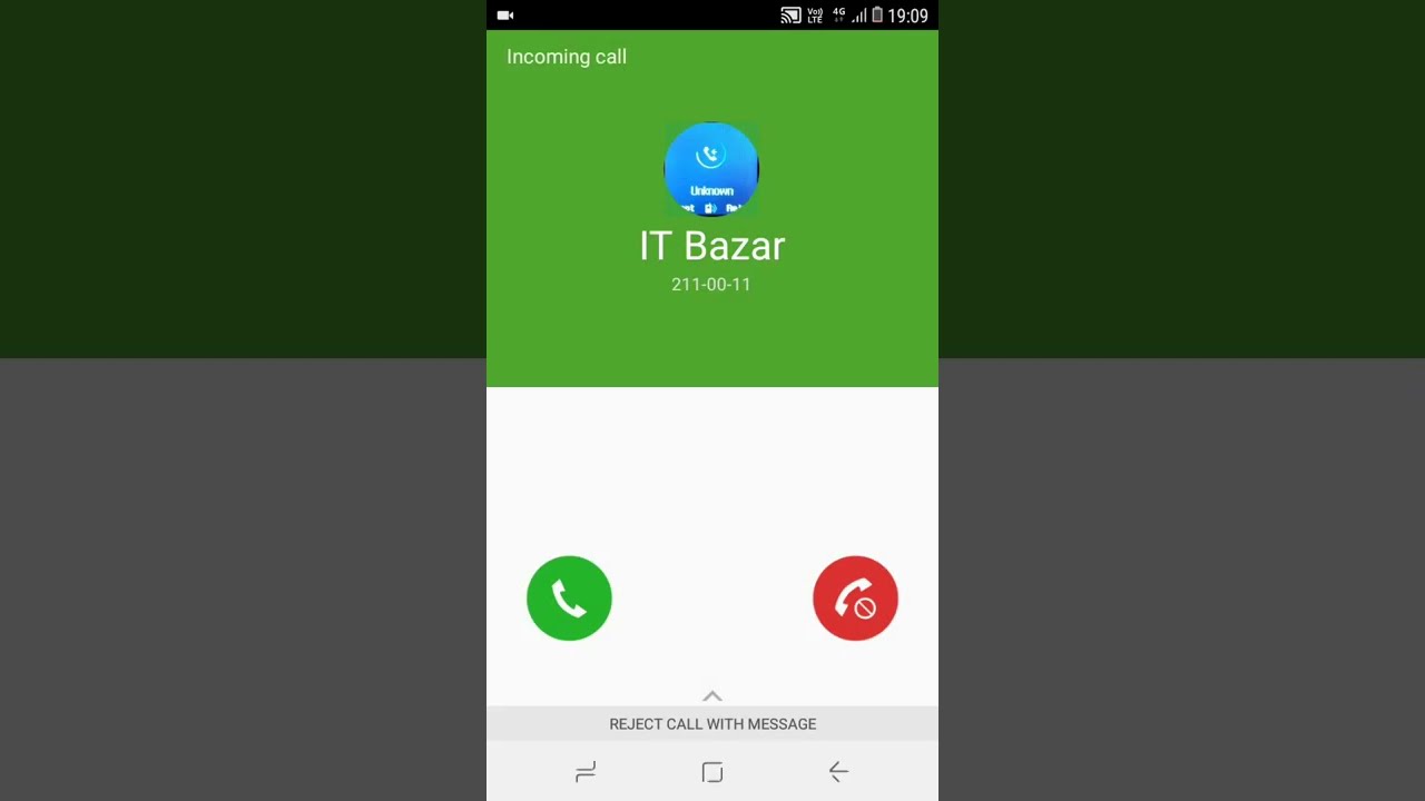 IT Bazar incoming call