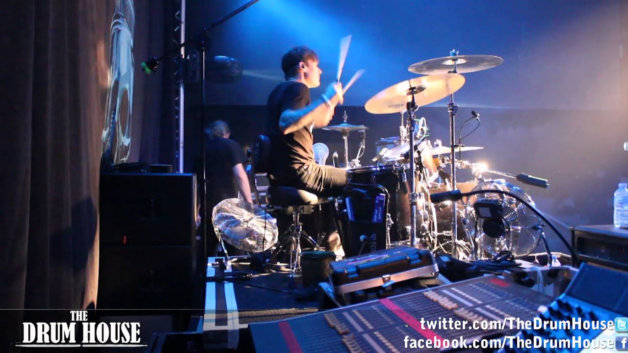 Aaron Solowoniuk (Billy Talent) - 'Viking Death March' live drum cam
