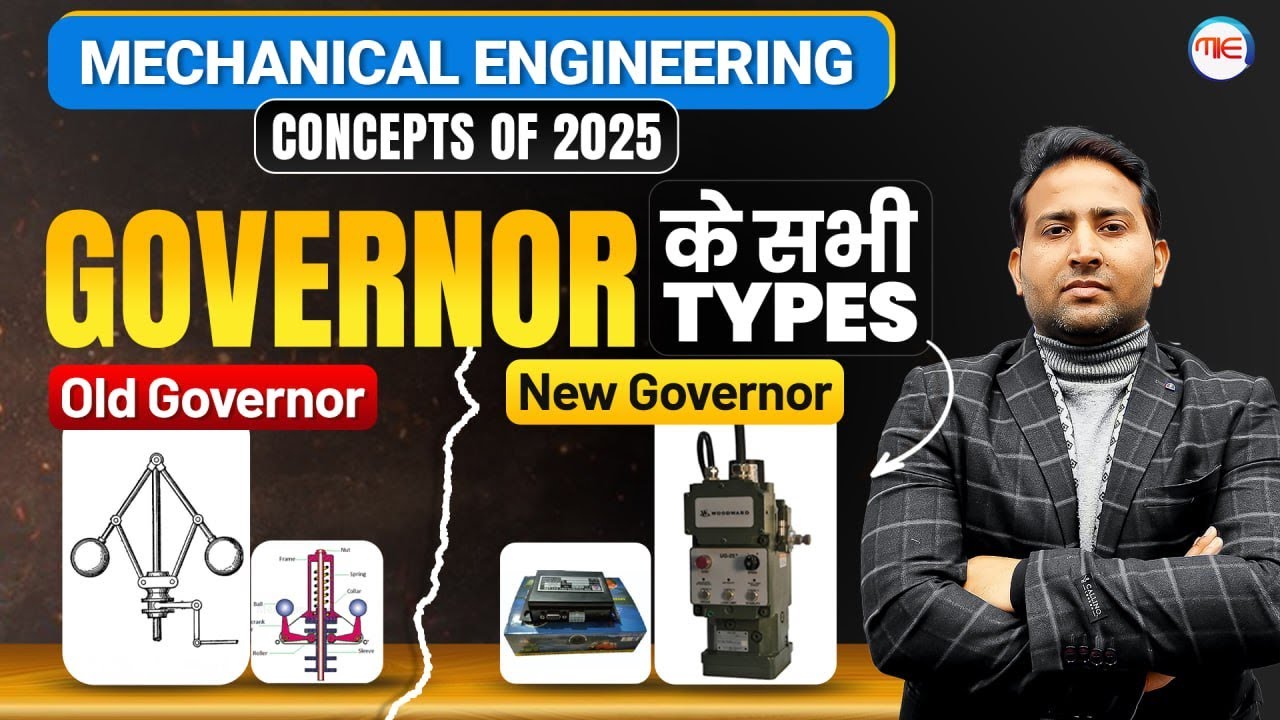 Types of Governor I Old Governor and New Governor | Mechanical Engineering | Concepts of 2025