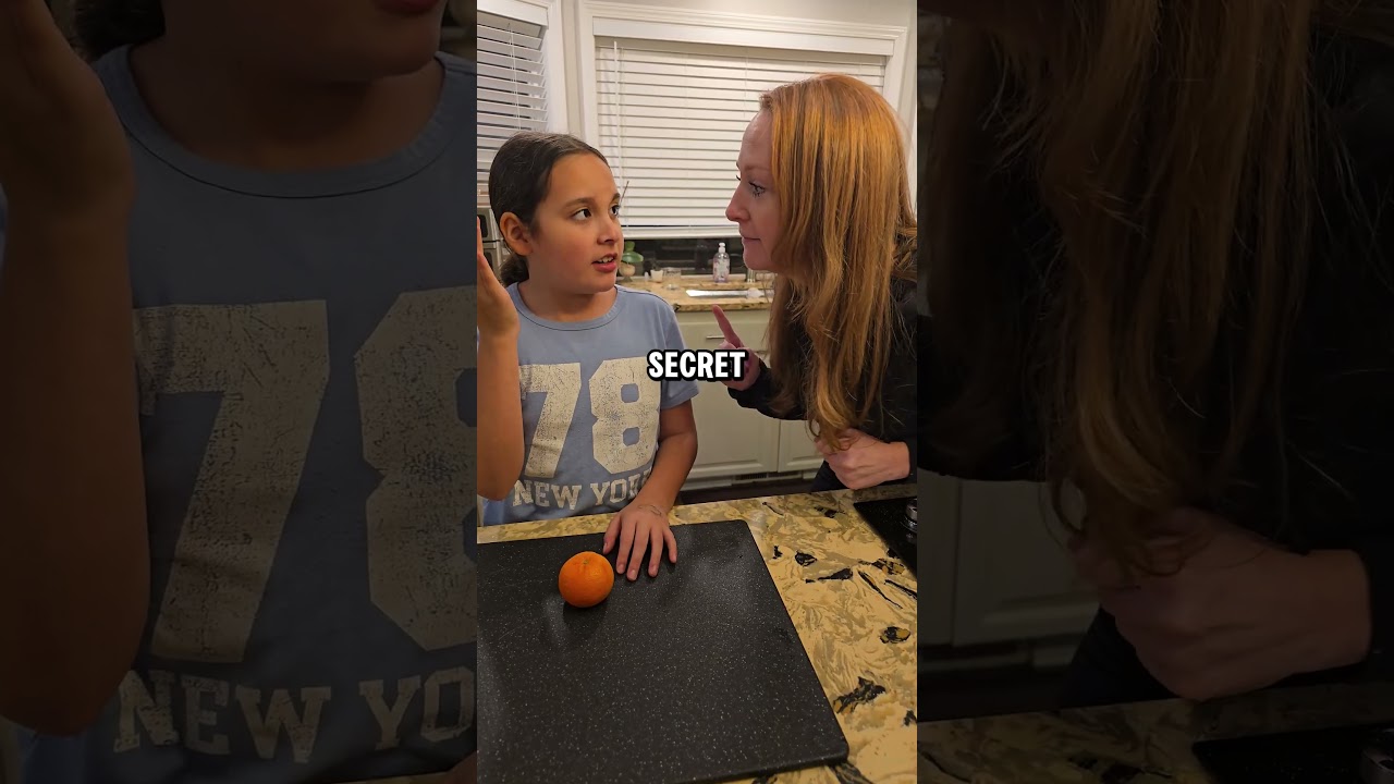 Orange peel trick #shorts
