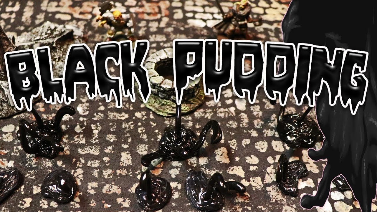 BLACK PUDDING Miniature Tutorial Craft for Dungeons and Dragons (DM's Craft Short Tip #110)