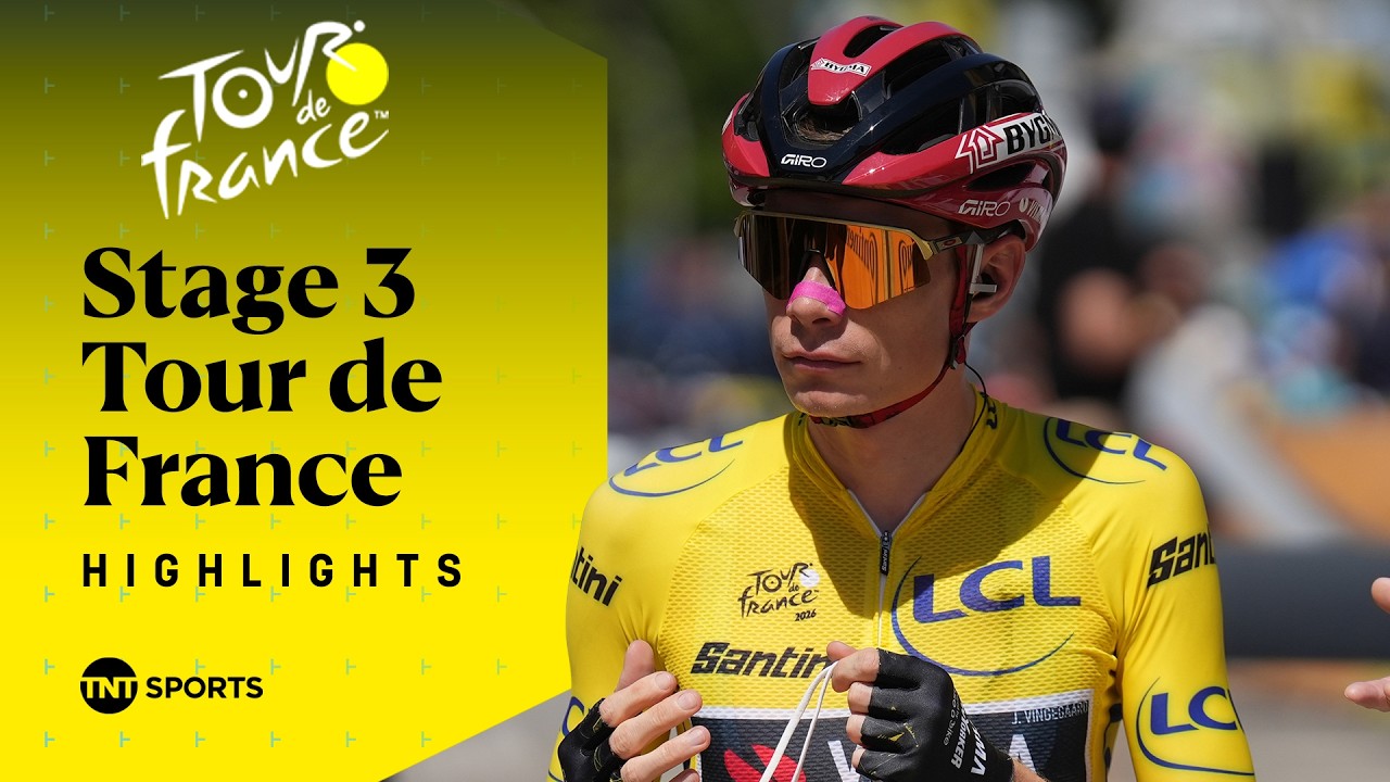 LAYING DOWN A MARKER! 😮&zwj;💨 | Men's Tour de France Stage 3 Race Highlights | TNT Sports Cycling