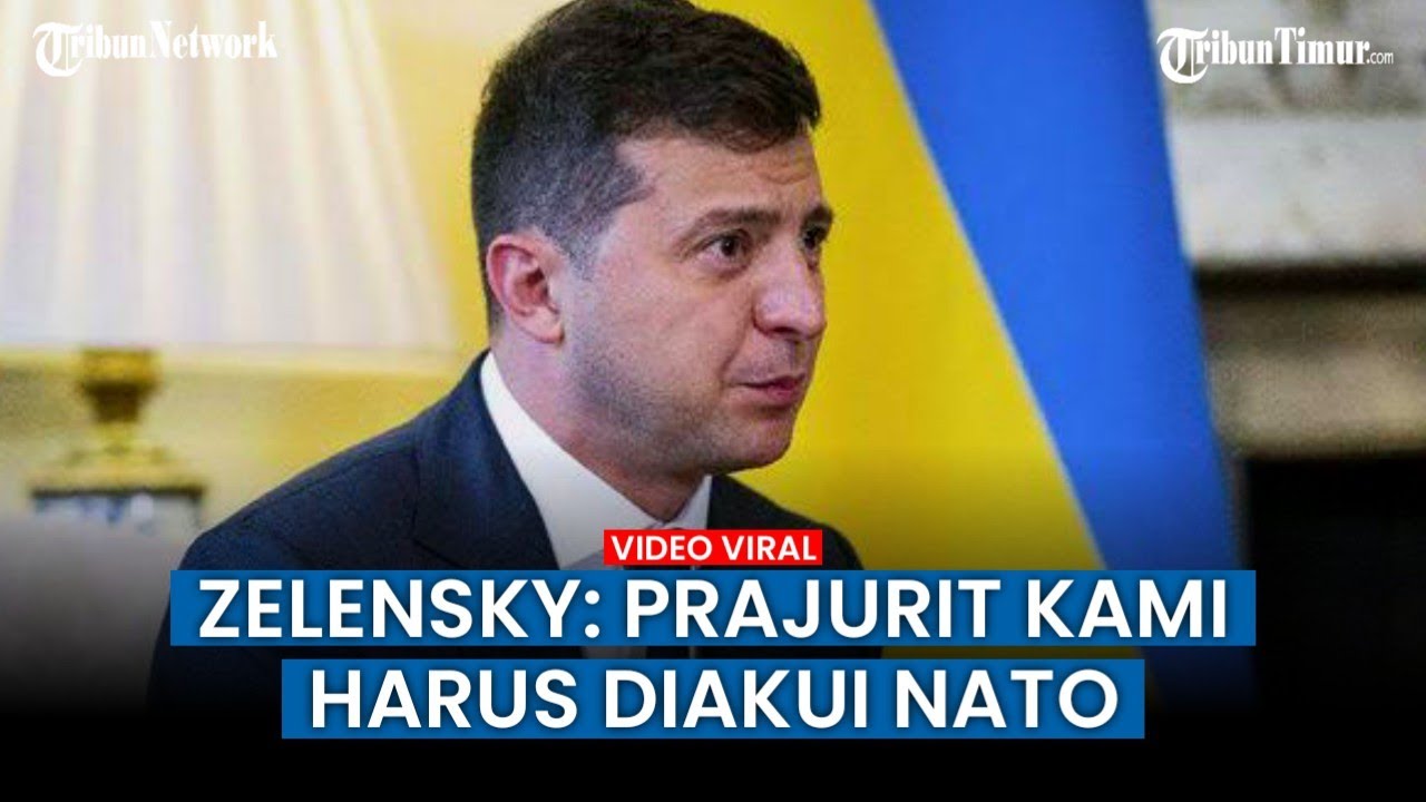 Dalam KTT NATO, Presiden Ukraina Zelensky Minta Satu Persen Kekuatan NATO