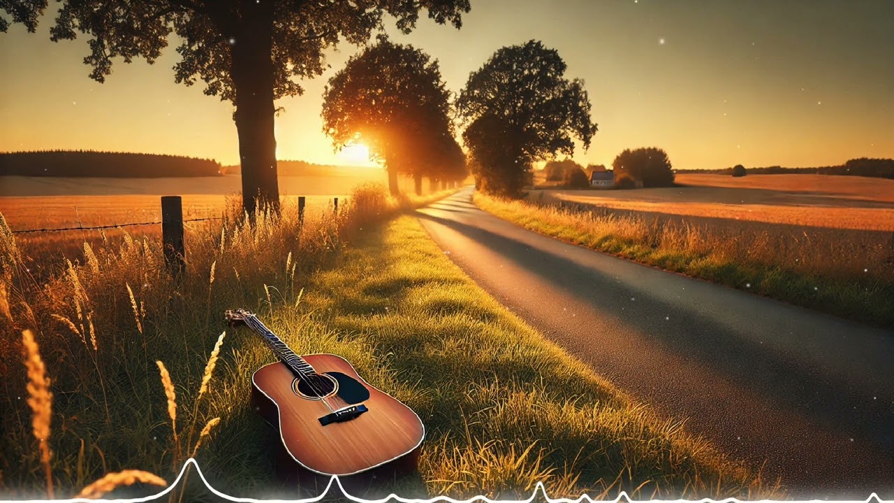 Quiet Backroads1-Relaxing Country Instrumental 🌫️ Calm Music for Peaceful Moments