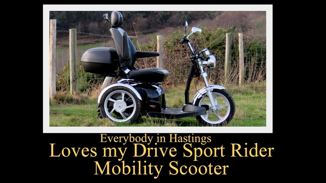 Everybody in Hastings loves my Drive Sport Rider Scooter