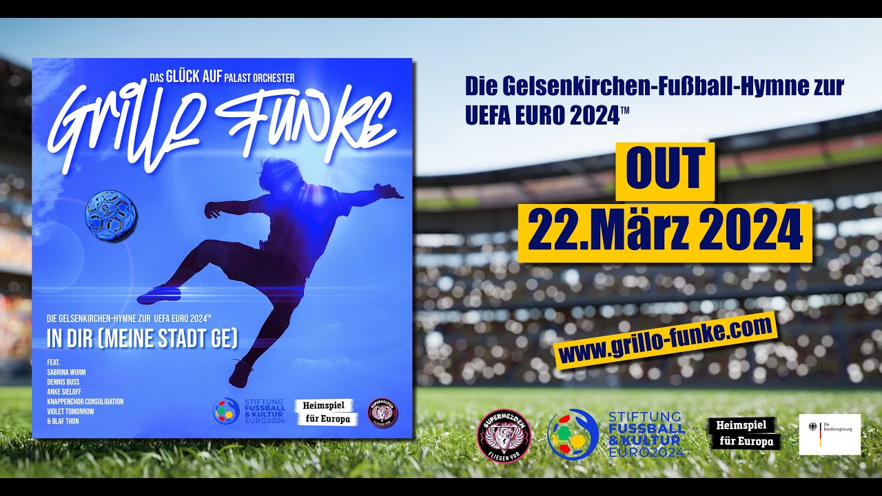 "In Dir (Meine Stadt GE)" GE-Hymne zur UEFA Euro 2024