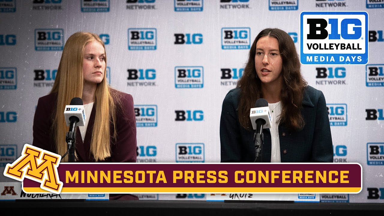 Minnesota Press Conference | HC Keegan Cook, Mckenna Wucherer & Lydia Grote | 2024 B1G Media Days