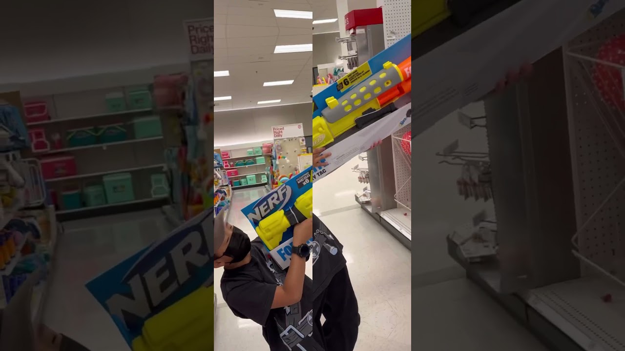 Laser X or Fortnite by NERF #shorts #short #viral #trending #tiktok #gaming #movie #toys #marvel